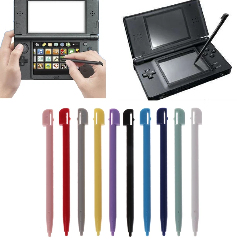10 шт. пластиковый стилус для сенсорного экрана NDSL 3DS XL NDS DS Lite DSL оптовая продажа