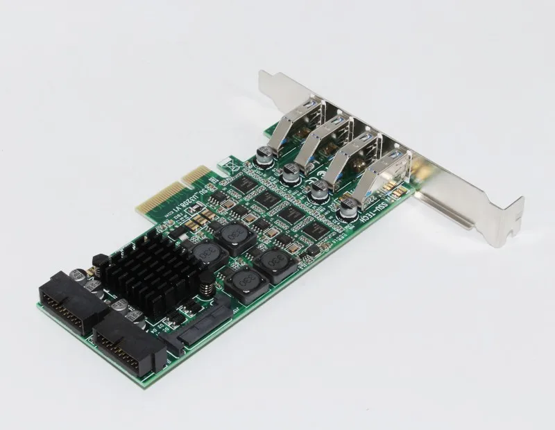 Плата расширения USB 3 0 PCI E 8 портов Express|Платы расширения| |