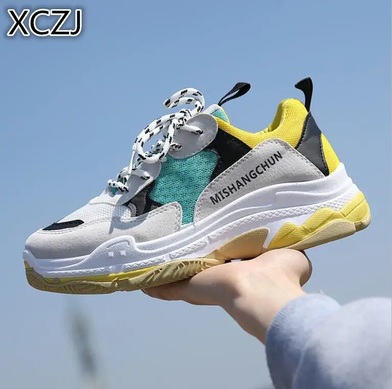 XCZJ 2019 Новый Женская обувь весна-лето Ulzzang дышащая Модные женские туфли кроссовки