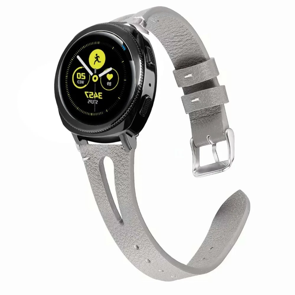 Galaxy watch active 42 46 Band 20 22 мм huawei gt 2 ремешок элегантный для Samsung Gear sport s2 S3 Classic Frontier huami