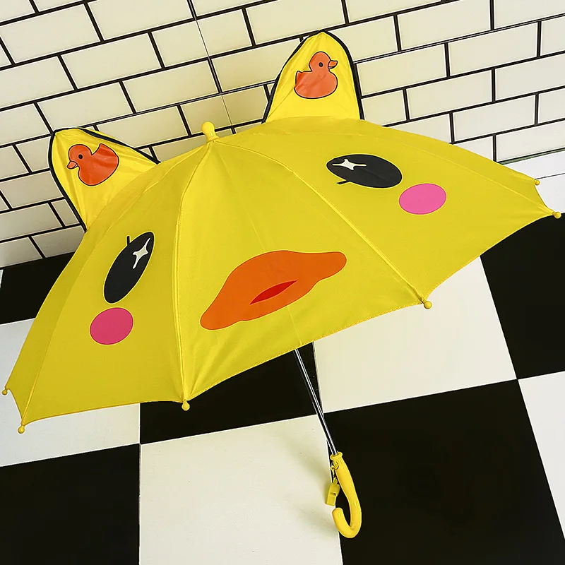 YADA дизайн мультфильм 3D Животные Детский автоматический зонтик дождь Солнце
