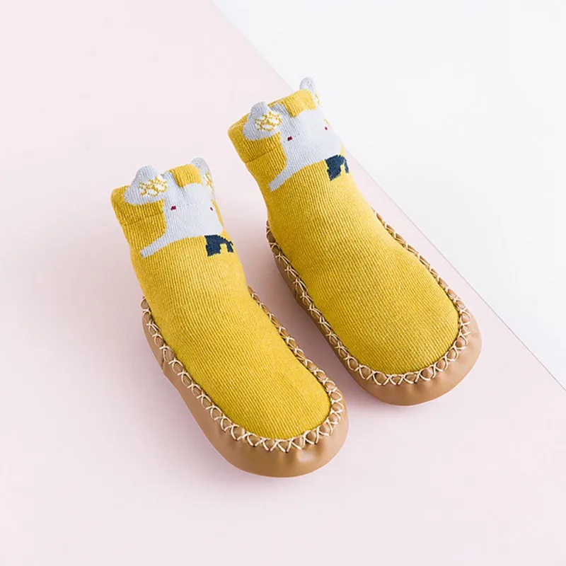 

Newborn Baby Shoes Infant Cotton Socks Shoes Toddler Boy Girl Soft Sole Boot Non-slip