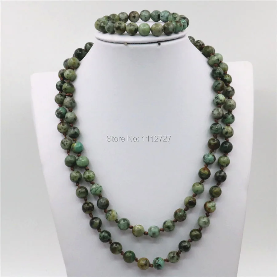 Модные аксессуары для поделок 8 мм африканские камни бусы Набор браслетов и