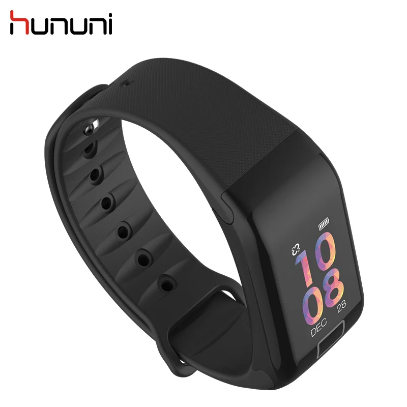 HUNUNI F1 плюс фитнес трекер для сна Шагомер умный спортивный браслет Bluetooth Смарт