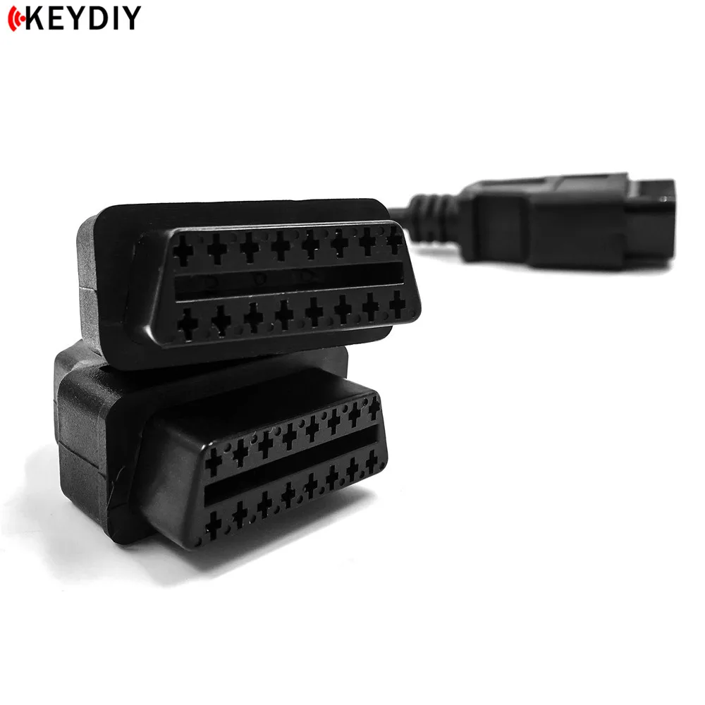 KEYDIY KD OBD вход для смартфонов на автомобильные пульты вход не требуется провод английская версия с 2 в 1 OBD2 адаптер для Android iOS