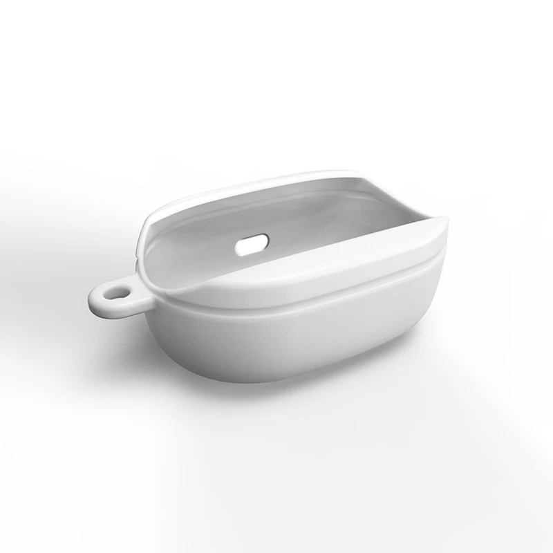 white Чехол для переноски Xiaomi mi Red mi Airdots Youth силиконовый чехол на Xio mi Air dots Молодежные наушники защитный ковер с кольцом - Цвет: white
