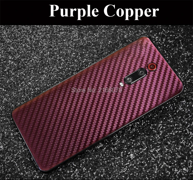 Для Xiao mi Red mi K20/K20Pro/mi 9 T/9 T Pro 6,3" 3D градиентное углеродное волокно полное заднее покрытие наклейка защитная пленка