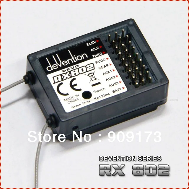 Walkera RX802 2 4 ГГц 8 каналов RC приемник передатчик для Walker Devention Devo 8S цифровой RX 802