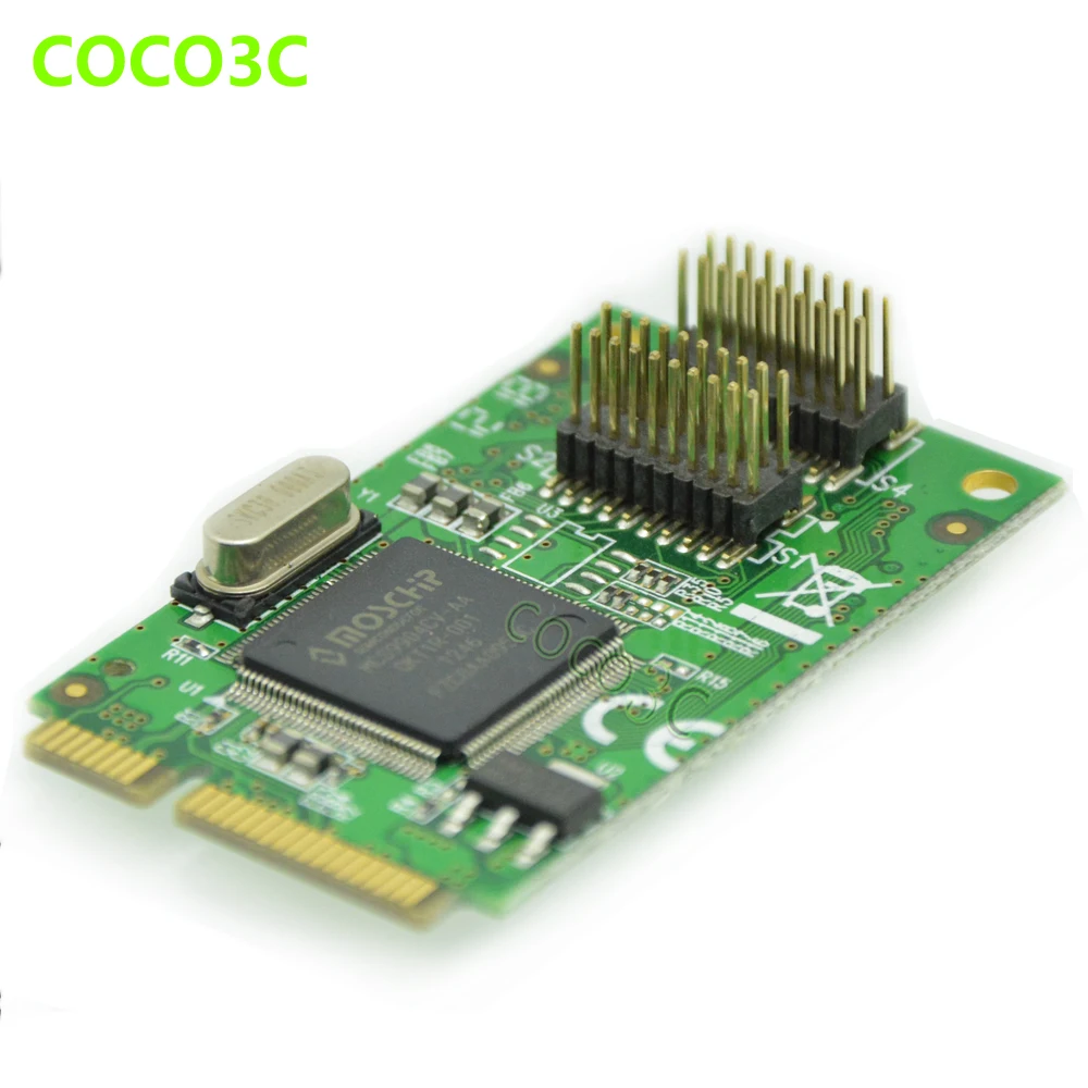 Высококачественный мини контроллер PCI Express с 4 последовательными портами плата PCIe
