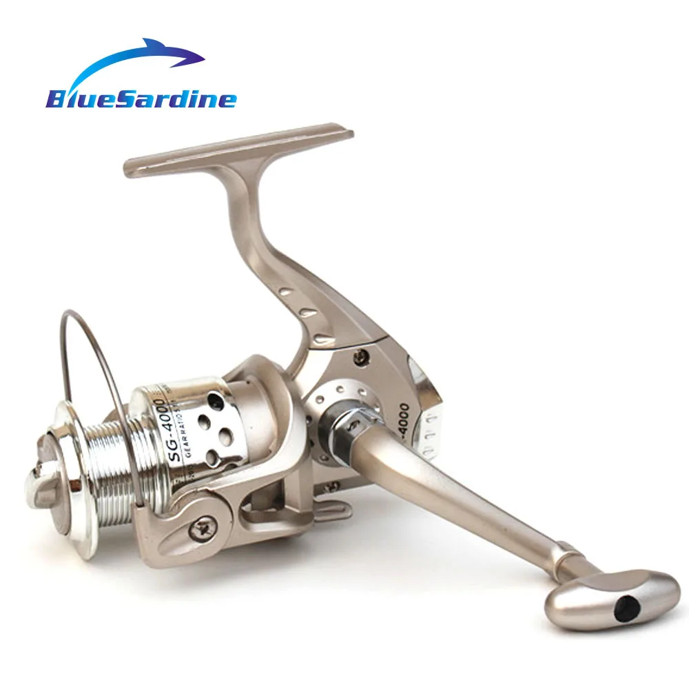 Рыболовная катушка BlueSardine для спиннинга 4000 SG 6 шарикоподшипников|reel spinning|fishing