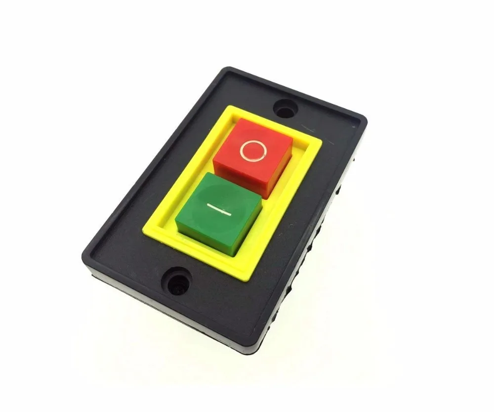 

AC 380V 2KW Red Green 2-Positin I/O Start Stop Push Button Switch 7.3 x 4.8 x 4