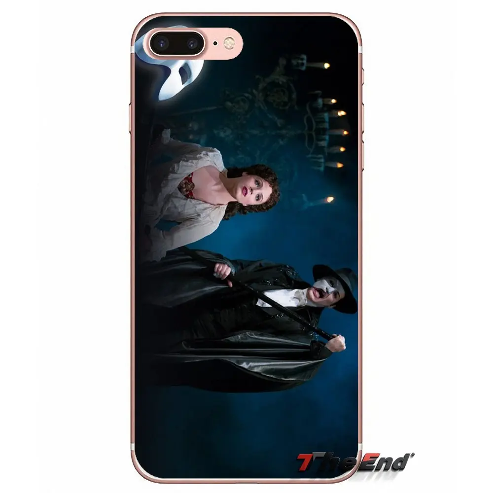 Для iPhone X 4 4S 5 5S 5C SE 6 6S 7 8 Plus Samsung Galaxy J1 J3 J5 J7 A3 A5 2016 2017 Phantom of the Opera Love Mask французский