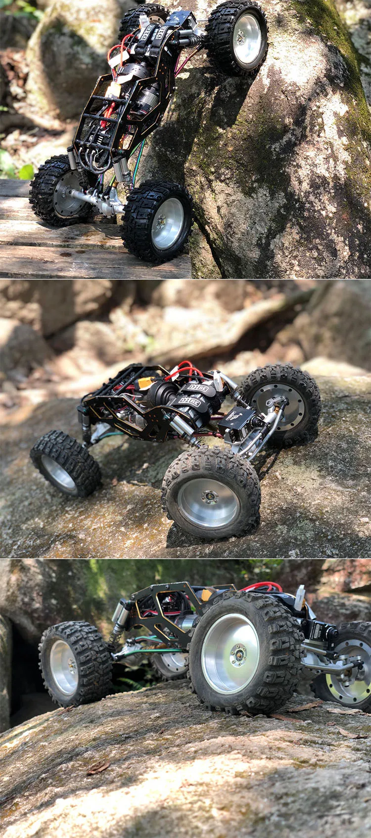 D1RC высокое качество RC 1:10 пройти металлический передний задний мост для RC Гусеничный осевой SCX10