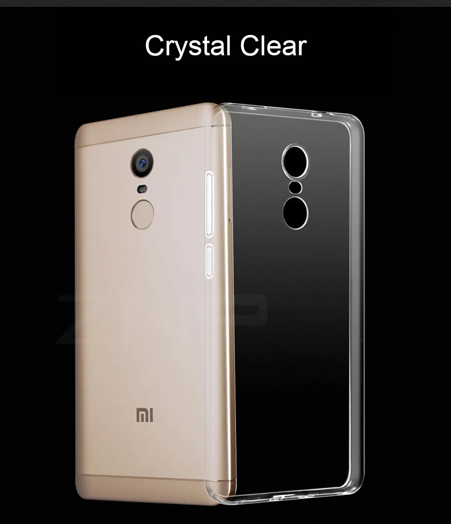 ZNP, ультра тонкий мягкий прозрачный ТПУ чехол для Xiaomi Redmi Note 4 4X Pro, силиконовый чехол для Redmi Note 4X, чехол для телефона