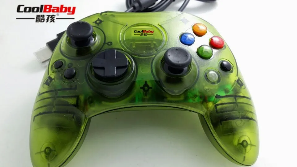 Классический проводной джойстик контроллер для Microsoft оригинальный Xbox черный