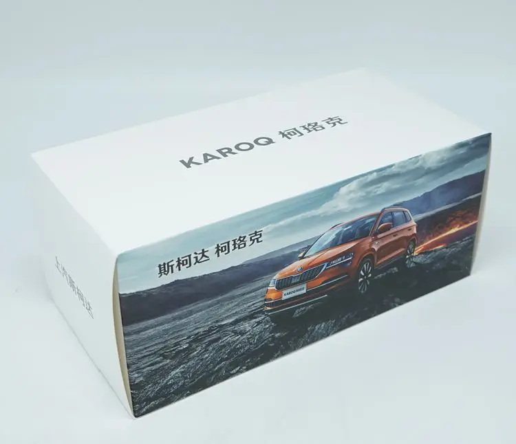 1:18 литая модель для Skoda KAROQ Sportline коричневый внедорожник игрушечный автомобиль миниатюрная коллекция