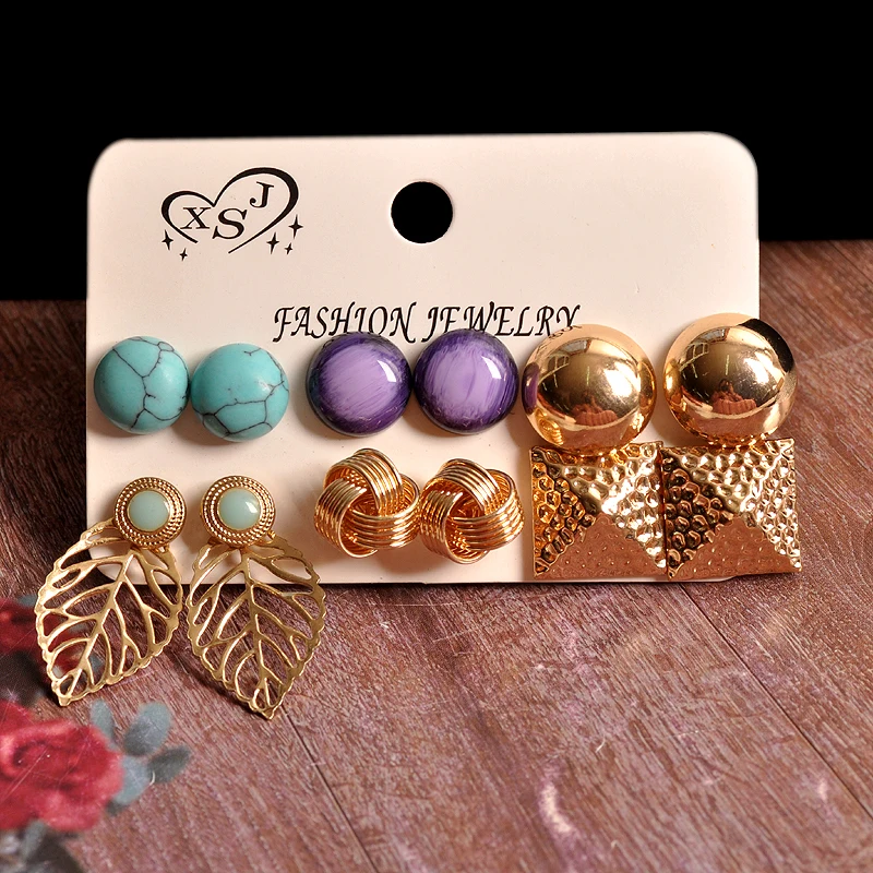 Новые Модные женские ювелирные изделия оптом серьги для вечевечерние девочек