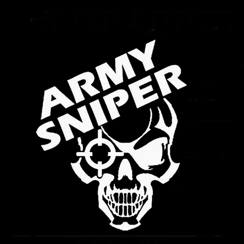 9 8 см * 12 7 армейская снайперская виниловая наклейка берет спецназ Recon USMC темно