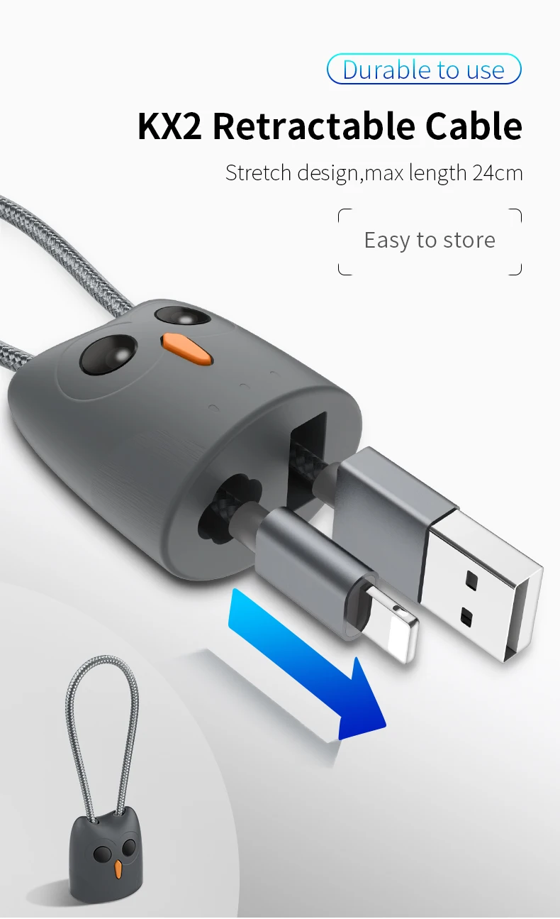 HOCO USB кабель для iPhone, зарядный кабель, двойное USB зарядное устройство для iPhone 5S 6 7 8 XS XR 2.4A зарядное устройство