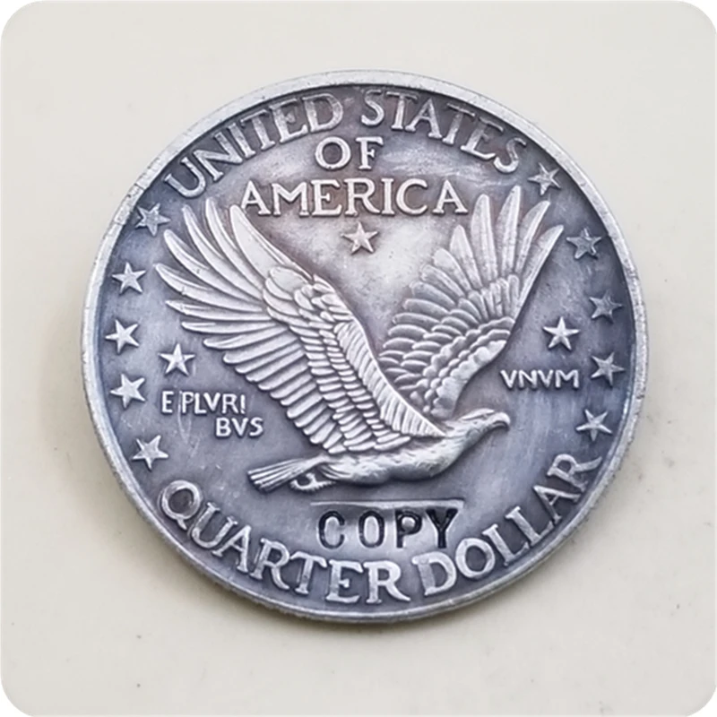 USA 1916 Standing Liberty Quarter with Dolphins COPY COIN | Дом и сад