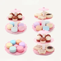 baby house simulation cake cake donut dessert tower set child early learning puzzle cartoon snack toy