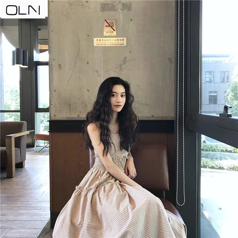 Корейское летнее платье vestidos Новое поступление универсальное нежное Розовое