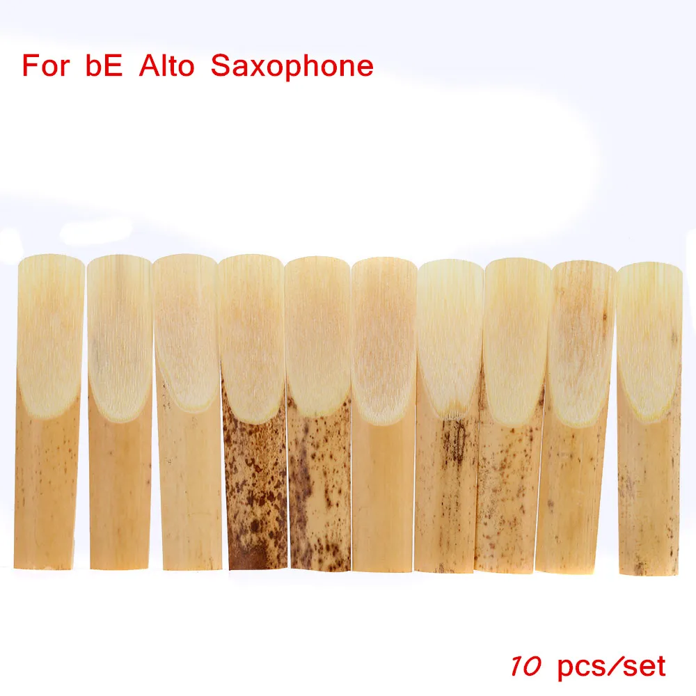 10 шт. принадлежности для саксофона 2 5 тростниковый бамбук Eb Alto Sax высокое