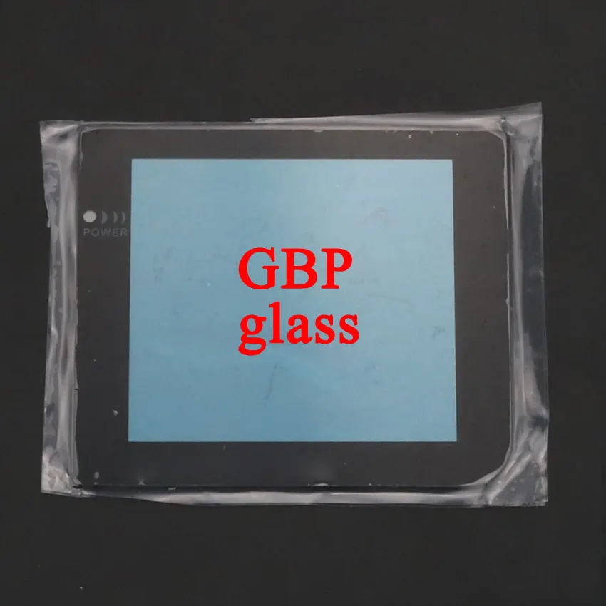 YuXi запасная часть пластиковый экран Объектив для Gameboy Pocket GBP экран протектор объектива - Цвет: Black Glass