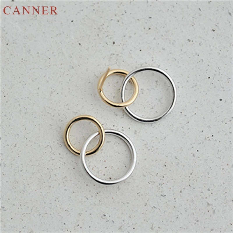 Женские серьги гвоздики Серебряного и золотого цвета Геометрические Квадратные