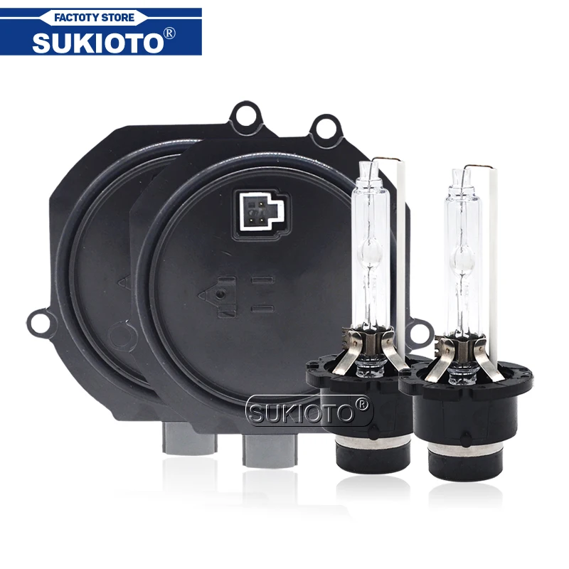 Комплект ксеноновых фар SUKIOTO D2S 5000K 6000K D4S 4300K 8000K оригинальный блок питания для NISSAN