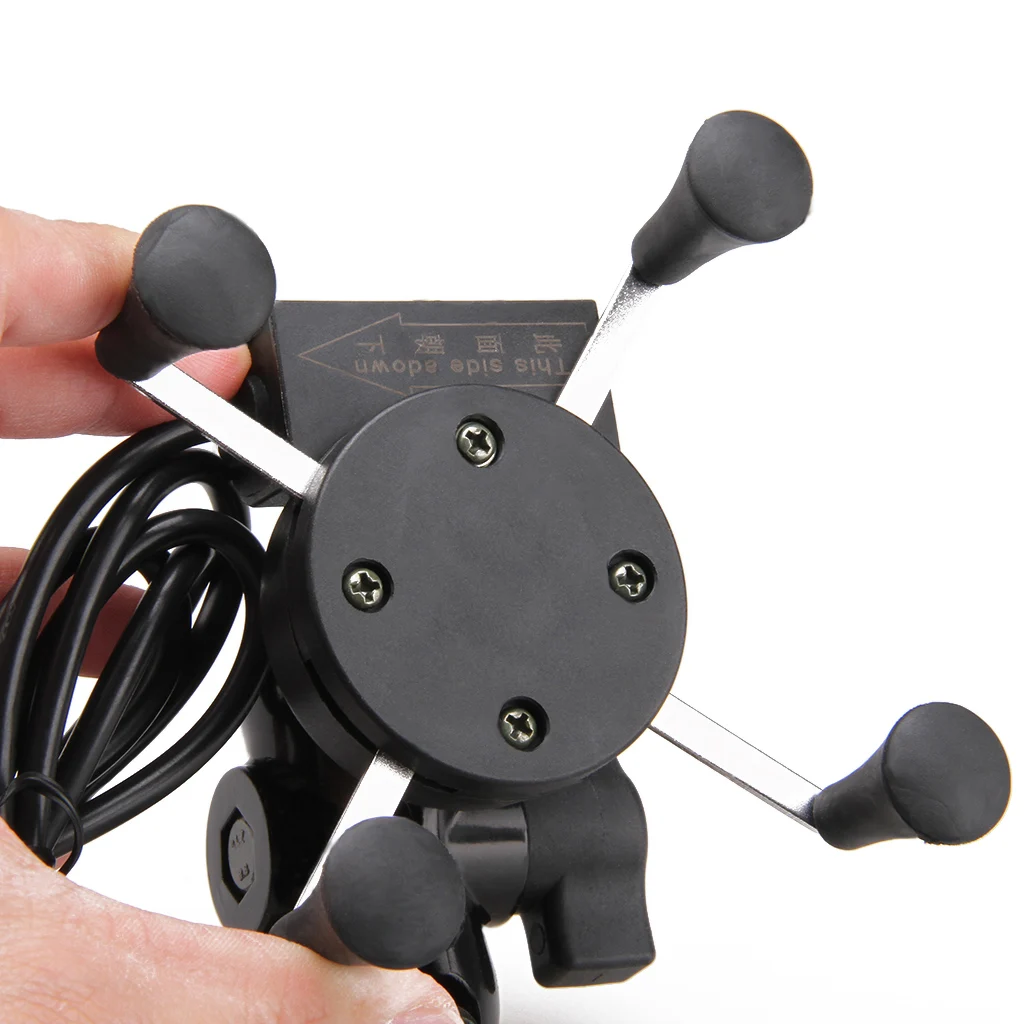 X Grip CS 328 универсальный мотоцикл горе Зажим сотовый телефон владельца USB Зарядное