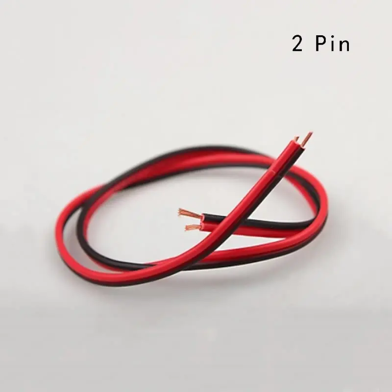 5 м удлинитель 2Pin/4 Pin/5Pin Электрический разъем для 12V 24V 3014 3528 5050 5630 5730 светодиодный