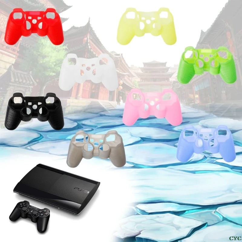 Силиконовый чехол для контроллера Sony Playstation 3 защитный чехол-накладка PS3 джойстик