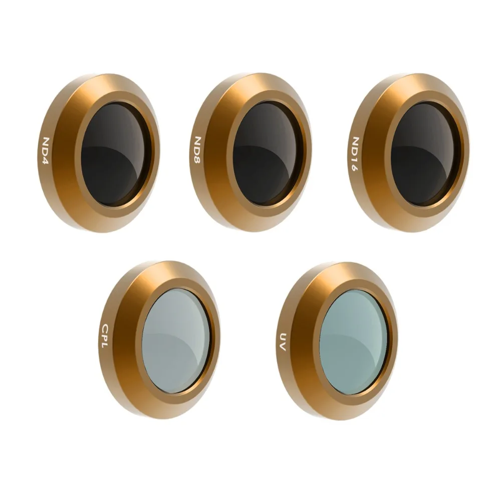 1 шт. Стильный Объектив золотого цвета Защитная крышка для фильтра UV CPL ND4 ND8 ND16 ND32