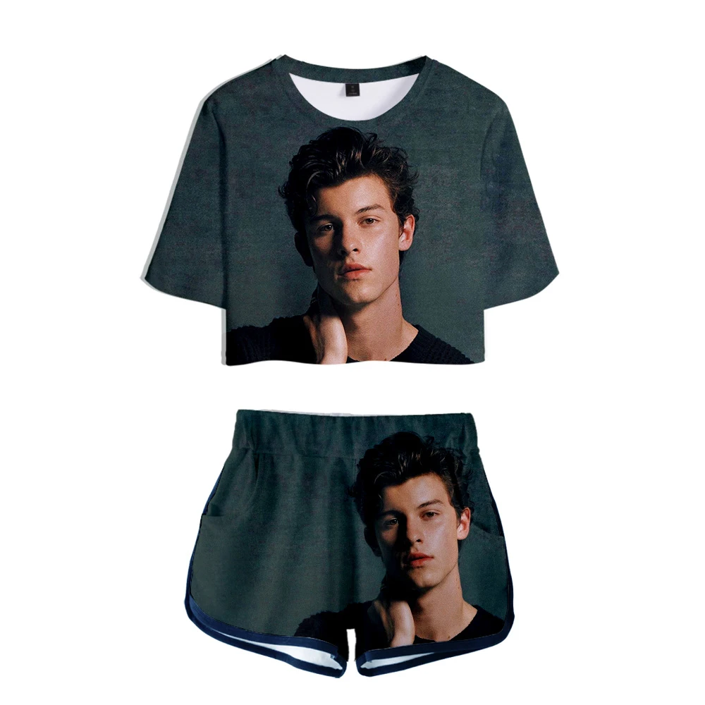 Frdum Tommy shawn mendes Idol 3D Модный женский пупок с коротким рукавом Новое поступление хип