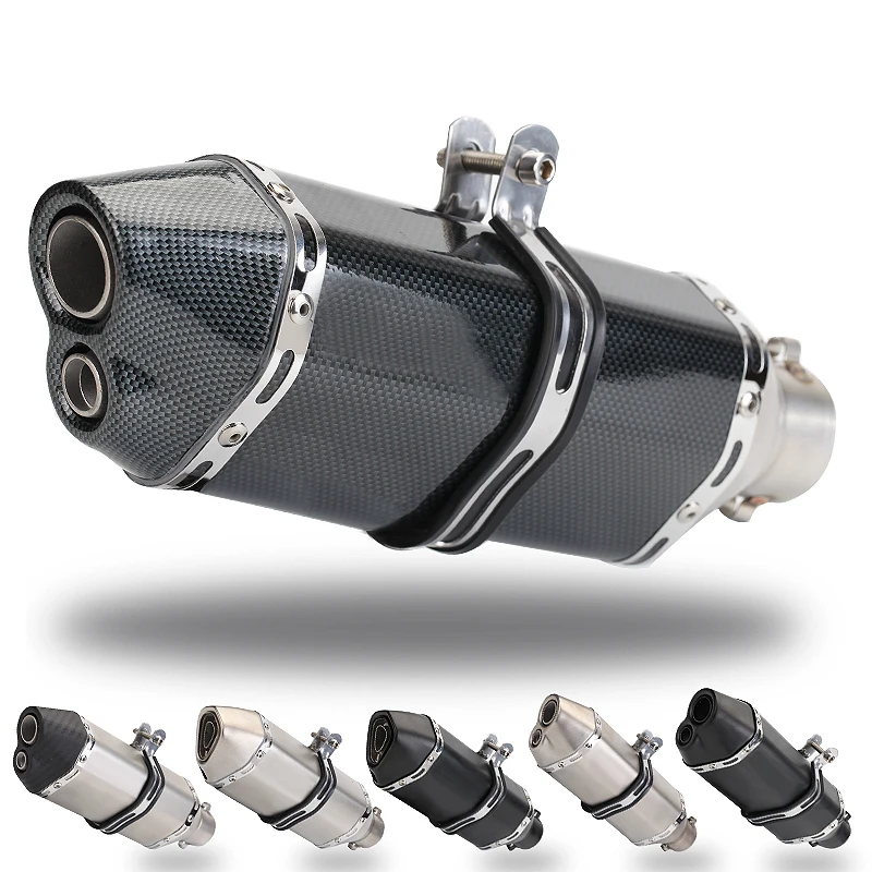 Выхлопная труба для мотоцикла универсальный мопед мотокросса R6 ER6N CBR250R Z650 MT07 R25 36