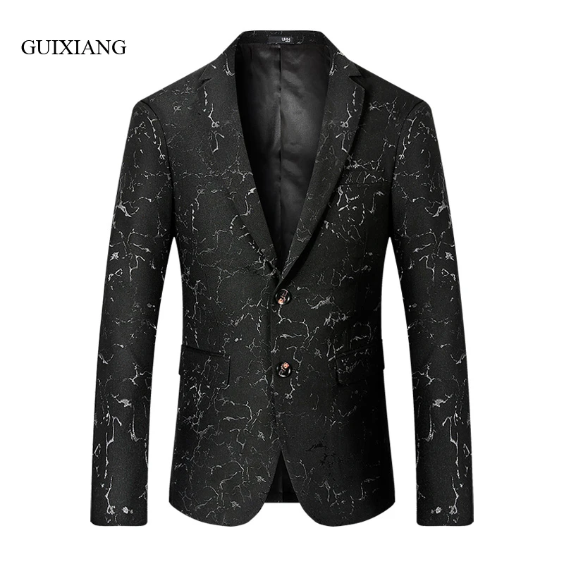 

2019 new arrival spring and autumn Style men boutique blazers fashion casual single breasted microgroove slim men's jacket coat