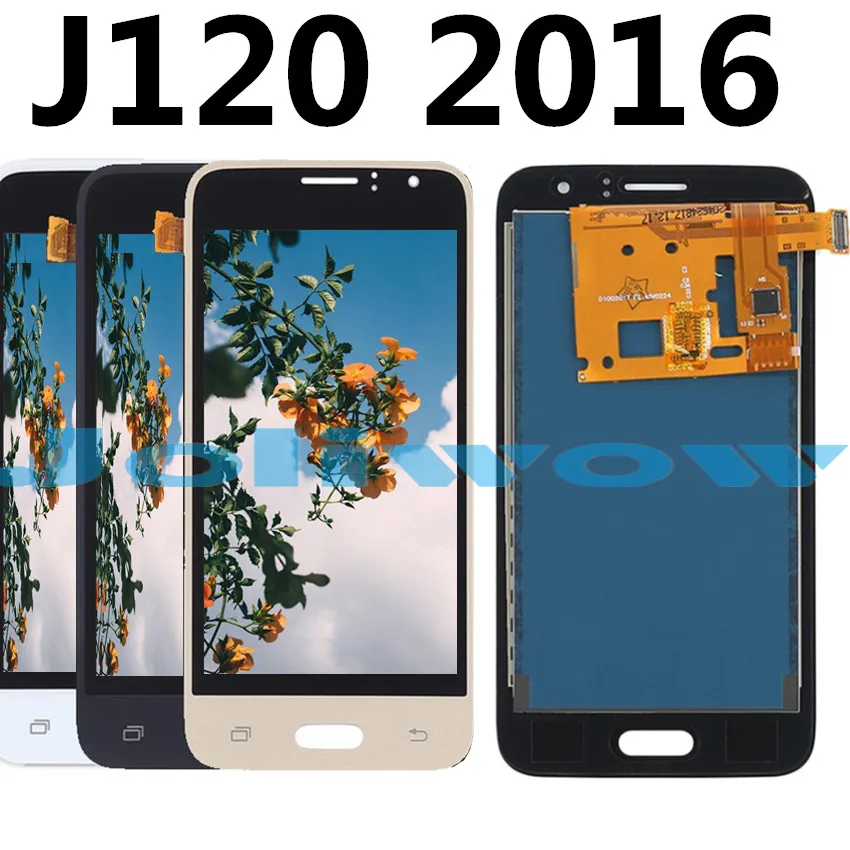 

TFT can Adjust Brightness LCD For Samsung Galaxy J1 2016 J120 J120F J120M J1 LCD Display with Touch Screen Assembly Replacement