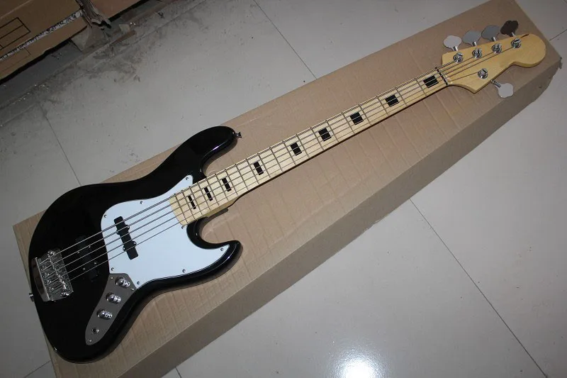 Бесплатная Доставка Лучшие Качества Фабрика Custom джаз Черный 5 Строка сделано в