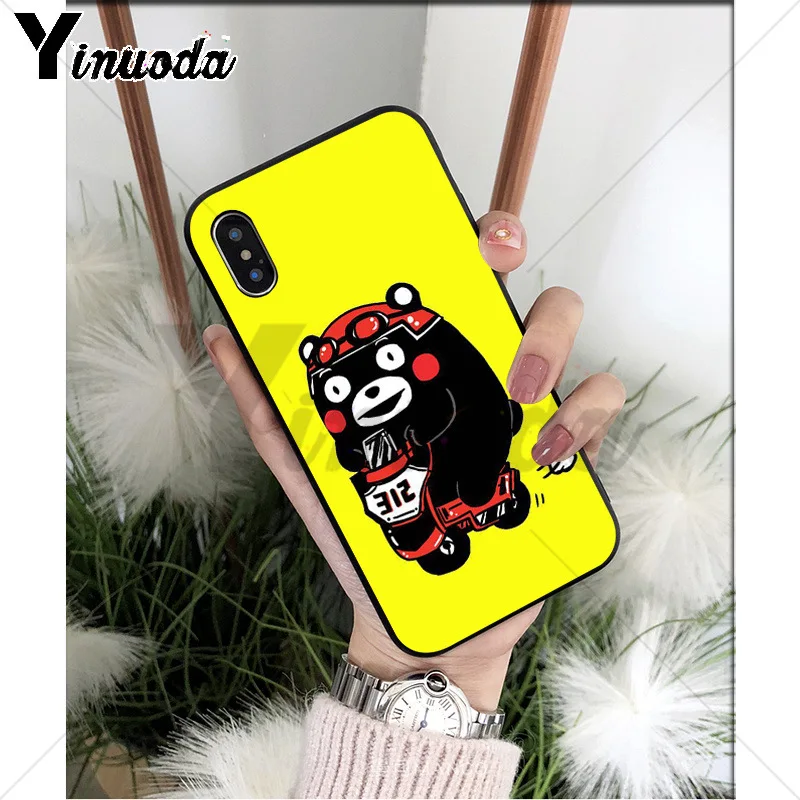 8 Yinuoda Японский милый Kumamon ТПУ Мягкий силиконовый чехол для телефона Apple iPhone 8 7 6 6S Plus X XS MAX 5 5S SE XR сотовые телефоны - Цвет: 8