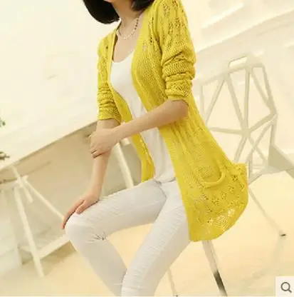 Clobee 2017 autumn feminino hollow blusa tricot sexy shrugs for women's knitting sweater female long sleeve cardigan coats S329 |