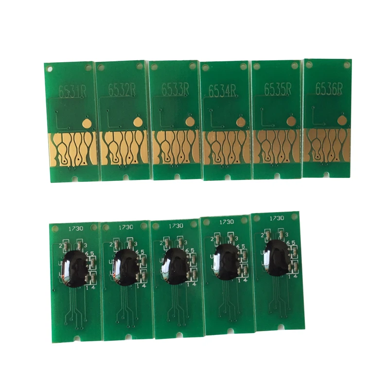 

11Colors/set Auto Reset Chips T6551-T6559/T655A/T655B ARC chips For Epson Stylus 4910 Printers