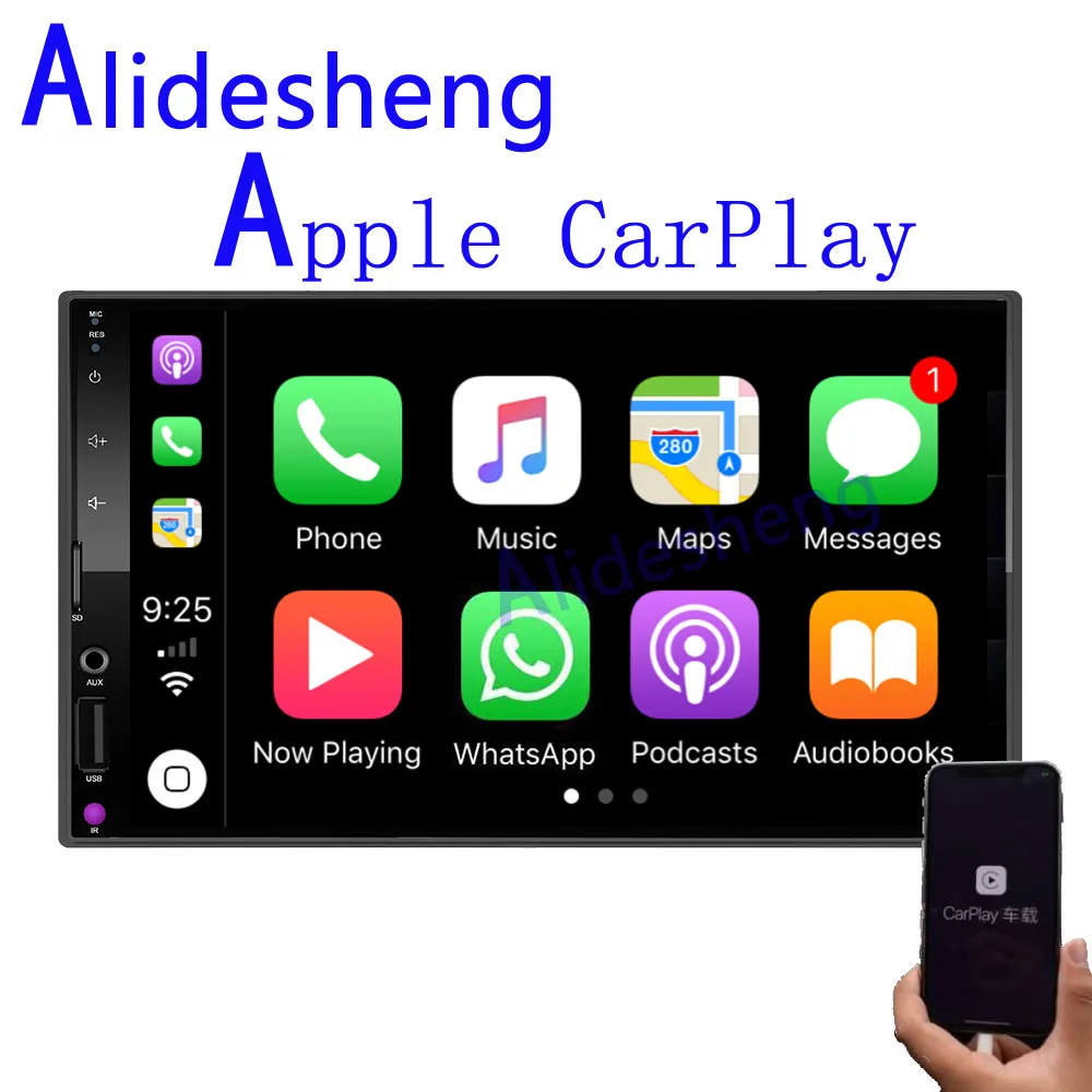 7 &quotHD 2 din автомобильный стерео радио USB ссылка для Apple CarPlay мультимедийный плеер MP5