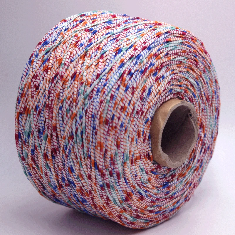 2020 New 250g high quality Linen Cotton colorful rainbow Organic Yarn Knitting crochet weave thread crafts Z3945 | Дом и сад