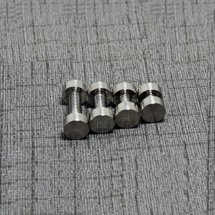 

free shipping M6 brass screw mirror nail Glass acrylic Decorative Nail household advertising screw fixed nail