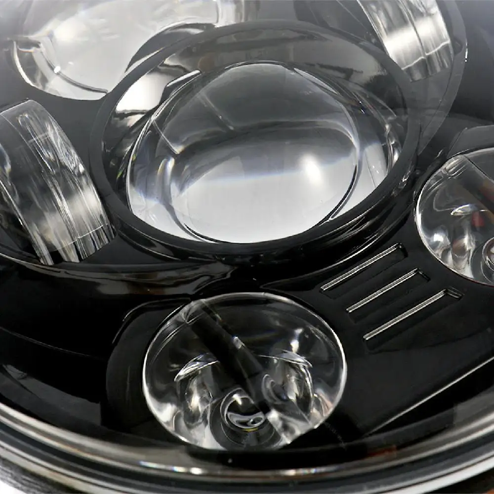 Partol 5 3/4 &quotСветодиодный прожектор для мотоцикла фары Hi/Lo луч 6000K 45W 4000LM 12В/24В Harley