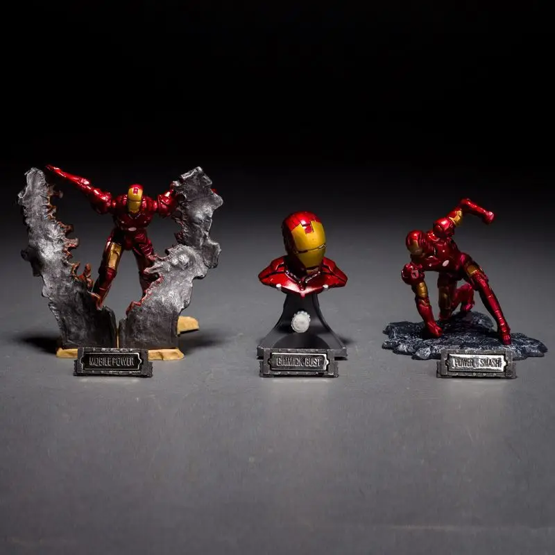 Marvel Железный человек MK1 MK3 6 шт./компл. Мстители Бесконечная война статуя