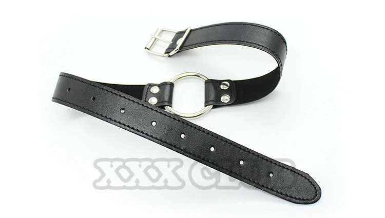 Тиерри ПУ флирт открытый рот для пероральной фиксации рта кляп с О кольцом во