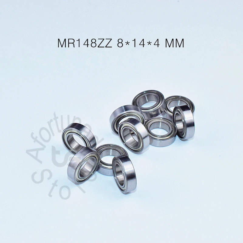 MR148ZZ 8*14*4(мм) 10 шт. подшипник Металлический Герметичный ABEC-5 хромированная сталь Миниатюрный подшипник аппаратные детали трансмиссии