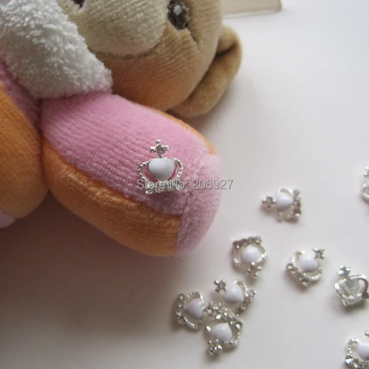 10 шт. металлические подвески в виде короны|charms nail art|nail artcharms |